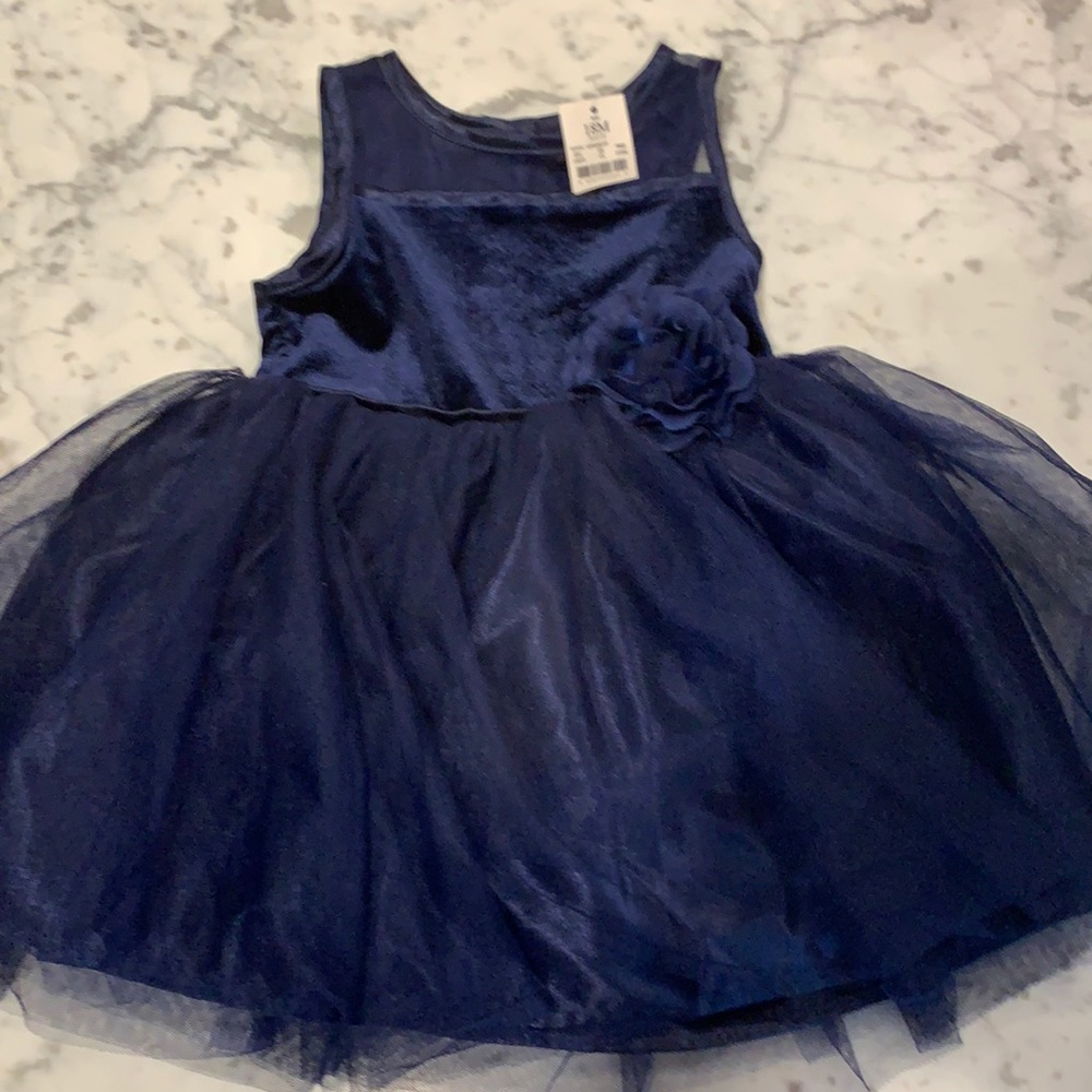 Navy toddler dress